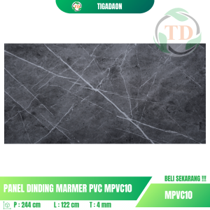 Marmer WPC Tikada MPVC10 Ukuran 120x240