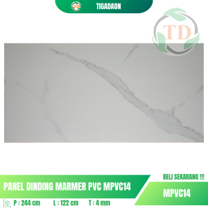 Marmer WPC Tikada MPVC14 Ukuran 120x240