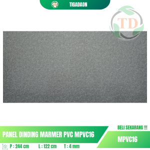 Marmer WPC Tikada MPVC16 Ukuran 120x240