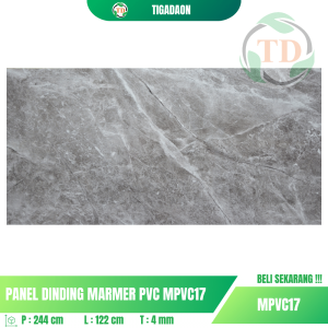 Marmer WPC Tikada MPVC17 Ukuran 120x240