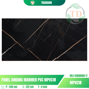 Marmer WPC Tikada MPVC18 Ukuran 120x240