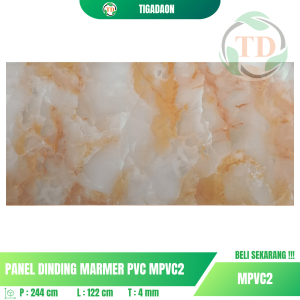 Marmer WPC Tikada MPVC2 Ukuran 120x240