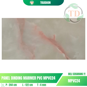 Marmer WPC Tikada MPVC24 Ukuran 120x240