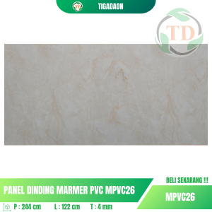 Marmer WPC Tikada MPVC26 Ukuran 120x240