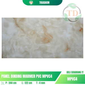 Marmer WPC Tikada MPVC4 Ukuran 120x240