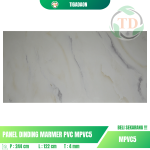 Marmer WPC Tikada MPVC5 Ukuran 120x240