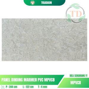Marmer WPC Tikada MPVC8 Ukuran 120x240