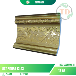 List Figura 12-A3 12 cm Gold