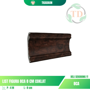 List Figura 8CA 8 cm Coklat