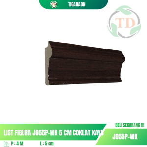 List Figura J055P-WK 5 cm Coklat Kayu