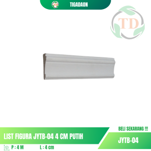 List Figura JYTB-04 4 cm Putih