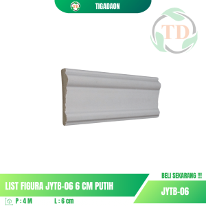 List Figura JYTB-06 6 cm Putih