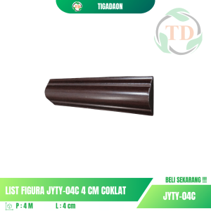 List Figura JYTY-04C 4 cm Coklat