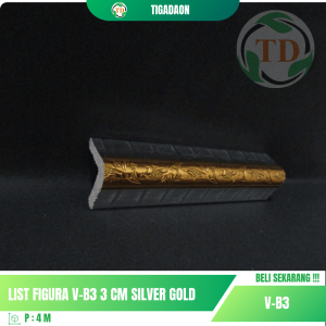 List Figura V-B3 3 cm Silver Gold