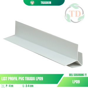List Plafon PVC TIKADA LP09 Putih Polos
