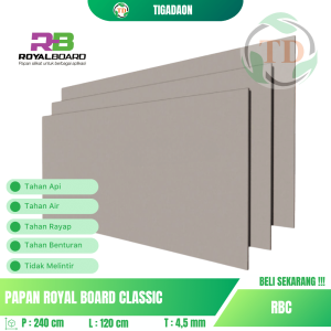 Papan Royal Board 240x120cm Tebal 4
