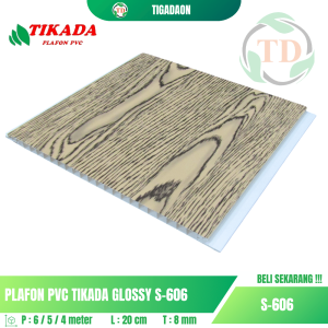 Plafon PVC TIKADA S-606 Glossy Premium