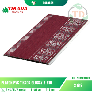 Plafon PVC TIKADA S-619 Glossy Premium