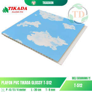 Plafon PVC TIKADA T-512 Glossy Premium