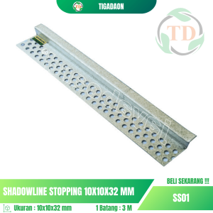 Shadowline Stopping Angle (3000 mm) 10x10x32mm